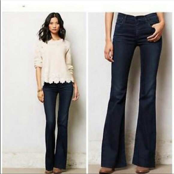 ANTHRO C.O.H. Hutton Mid Rise Wide Leg Jeans 29 - Picture 2 of 8